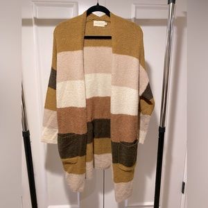 Dreamers color block cardigan in size small/medium